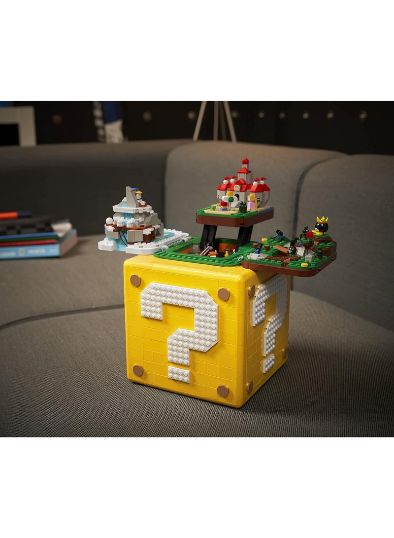 ليغو مجموعة بناء علامة الاستفهام من سوبر ماريو 64 رقم 71395 (2064 قطعة) للأطفال | لعبة تركيب إبداعية - Image 2